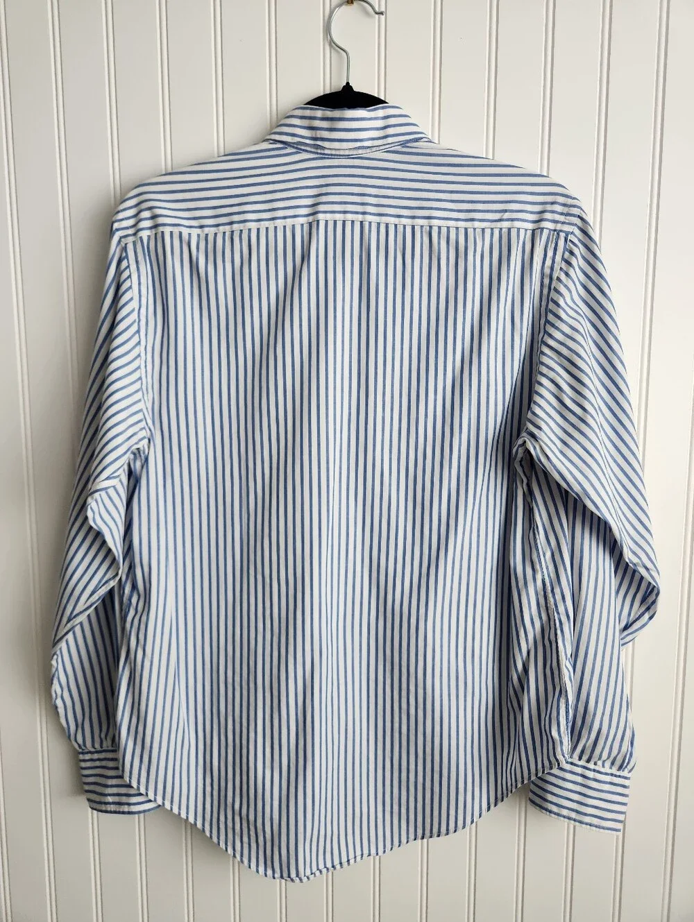 Brooks Brothers Blue Striped Cotton Button-Down Shirt